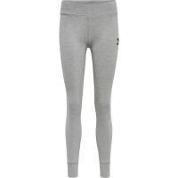 hummel Hmlmove Grid Cotton Leggins Damen - grey melange