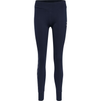 hummel Hmlmove Grid Cotton Leggins Damen - marine