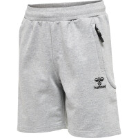 hummel Hmlmove Grid Cotton Shorts Kinder - grey melange