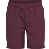 hummel Hmlmove Grid Woven Shorts Kinder - grape wine