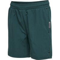 hummel Hmlmove Grid Woven Shorts Kinder - deep teal