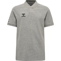 hummel Hmlmove Grid Polo Kinder - grey melange