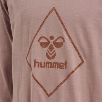 hummel Hmlluna Dress L/S M&auml;dchen - woodrose