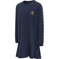 hummel Hmlevelyn Dress L/S Mädchen - black iris