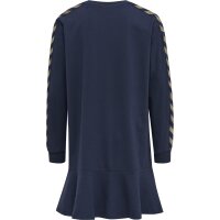 hummel Hmlevelyn Dress L/S M&auml;dchen - black iris