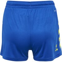 hummel Hmlcore Xk Poly Shorts Damen - true blue/blazing yellow