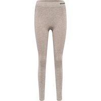 hummel Hmlci Seamless Mid Waist Leggins Damen - driftwood melange