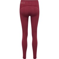 hummel Hmlte Christel Seamless Mw Leggins Damen - cabernet/apple butter melange