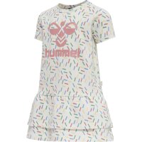 hummel Hmlaurora Dress S/S M&auml;dchen - marshmallow