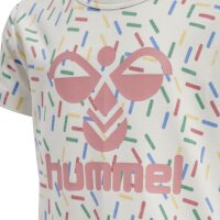 hummel Hmlaurora Dress S/S M&auml;dchen - marshmallow