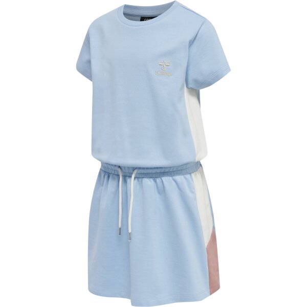 hummel Hmlcalida Dress S/S Mädchen - cerulean