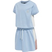 hummel Hmlcalida Dress S/S M&auml;dchen - cerulean