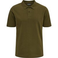 hummel Hmlred Stretch Polo Herren - dark olive