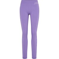 hummel Hmlte Christel Seamless Mw Leggins Damen - paisley purple/lavender melang