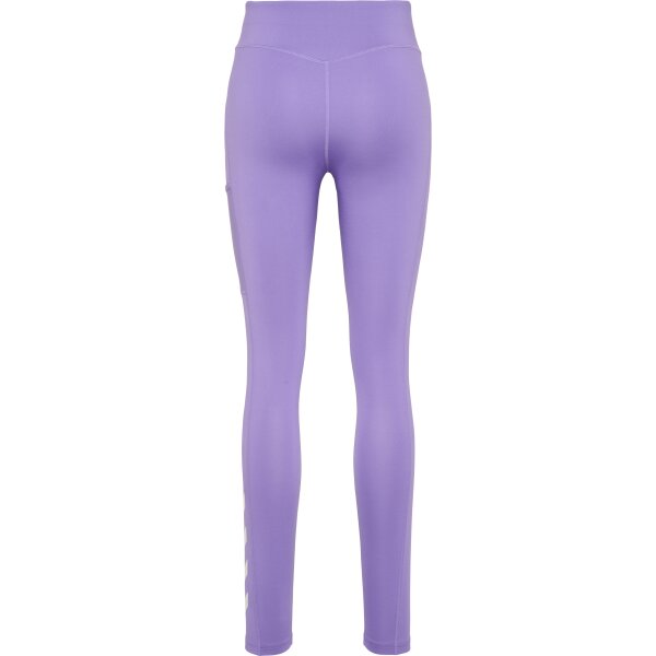 hummel Hmlmt Chipo Mid Waist Leggins Damen - paisley purple