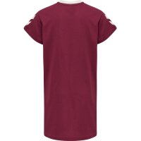 hummel Hmlmille T-Shirt Dress S/S Mädchen - rhododendron