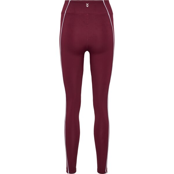 hummel Hmlmt Flash High Waist Leggins Damen - zinfandel