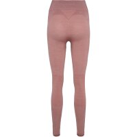 hummel Hmlclea Seamless Mid Waist Leggins Damen - woodrose/rose taupe melange