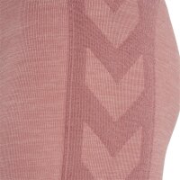 hummel Hmlclea Seamless Mid Waist Leggins Damen - woodrose/rose taupe melange