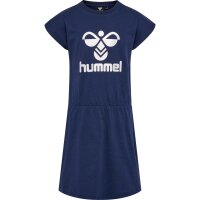 hummel Hmlflowy Dress S/S M&auml;dchen - black iris