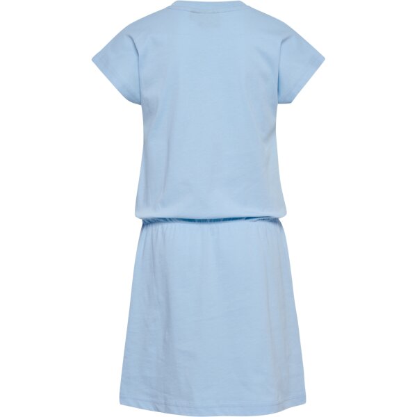 hummel Hmlflowy Dress S/S Mädchen - cerulean