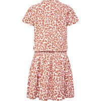 hummel Hmljumpy Aop Dress S/S Mädchen - copper brown