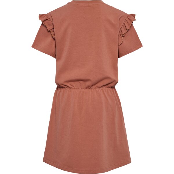 hummel Hmljumpy Dress S/S Mädchen - copper brown