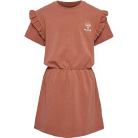 hummel Hmljumpy Dress S/S Mädchen - copper brown