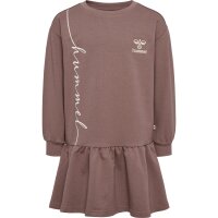 hummel Hmlnoelle Dress L/S Mädchen - deep taupe