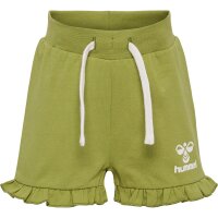 hummel Hmldream Ruffle Shorts M&auml;dchen - green olive