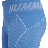 hummel Hmlte Christel Seamless Shorts Damen - riviera/blue bell melange