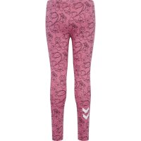 hummel Hmlmaya Flower Aop Onze Leggins Mädchen - heather...