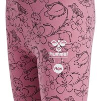 hummel Hmlmaya Flower Aop Onze Leggins M&auml;dchen - heather rose