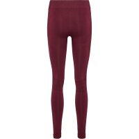 hummel Hmlmt Shaping Seamless Mw Leggins Damen - zinfandel