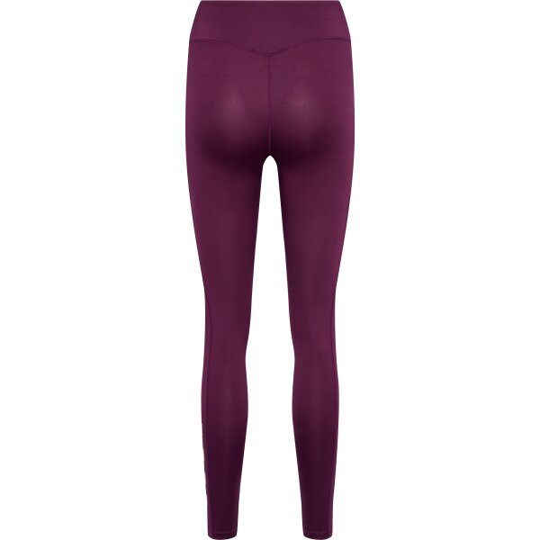 hummel Hmlmt Chipo Mid Waist Leggins Damen - grape wine