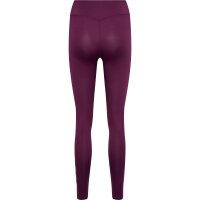 hummel Hmlmt Chipo Mid Waist Leggins Damen - grape wine