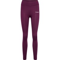 hummel Hmlmt Chipo Mid Waist Leggins Damen - grape wine