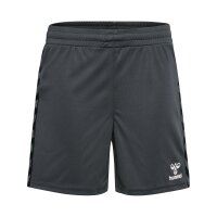 hummel Hmlauthentic Pl Shorts Kinder - asphalt