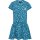 hummel Hmlflowy Aop Dress S/S Mädchen - blue coral