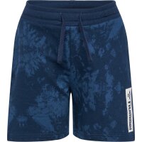 hummel Hmljump Aop Shorts Jungen - black iris