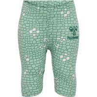 hummel Hmlzanzi Leggins Capri M&auml;dchen - silt green