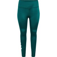 hummel Hmlte Curvy High Waist Leggins Plus Damen - deep teal