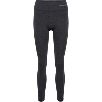 hummel Hmlci Seamless Mw Scrunch Tight Damen - black melange