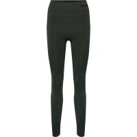 hummel Hmltif Seamless High Waist Leggins Damen - climbing ivy