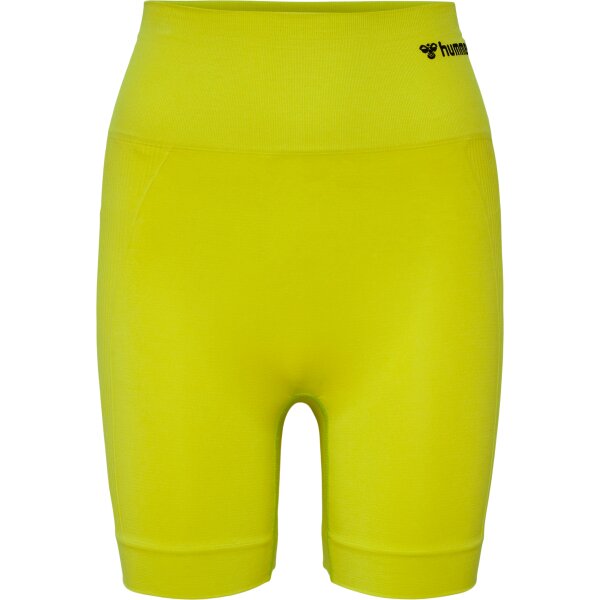 hummel Hmltif Seamless Shorts Damen - sulphur spring