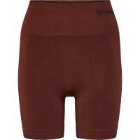 hummel Hmltif Seamless Shorts Damen - bitter chocolate