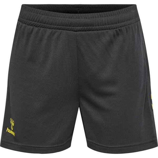 hummel Hmlactive Pl Shorts Damen - obsidian/sulphur spring