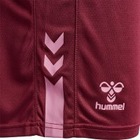 hummel Hmlactive Pl Shorts Damen - burgundy