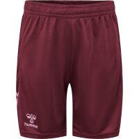 hummel Hmlactive Pl Shorts Kinder - burgundy