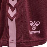 hummel Hmlactive Pl Shorts Kinder - burgundy